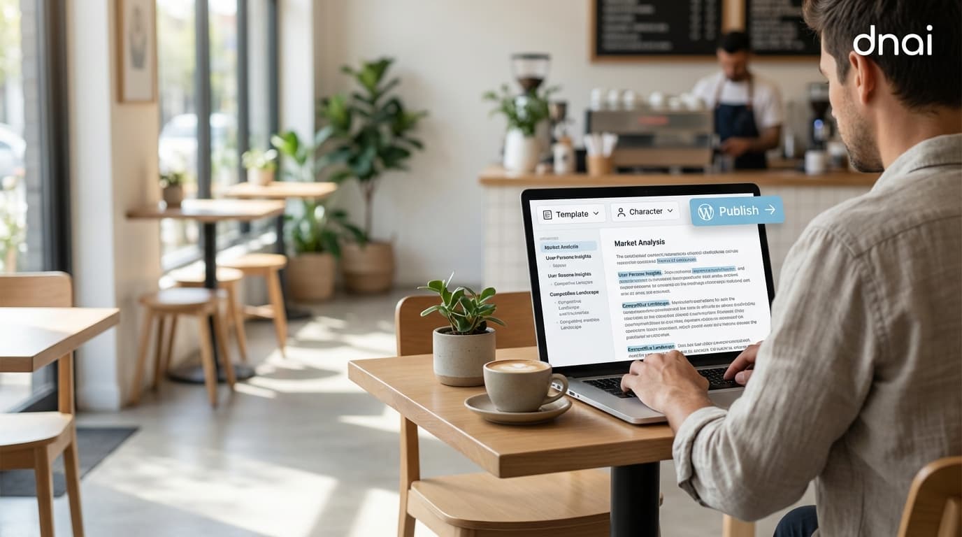 dnAI Turns Confident Thinking Into Published Content